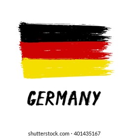 Flag Of Germany - Grunge