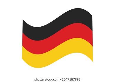 Flag of Germany. Germany flag icon. Standard color. Circle icon flag. 3d illustration. Computer digital vector illustration.