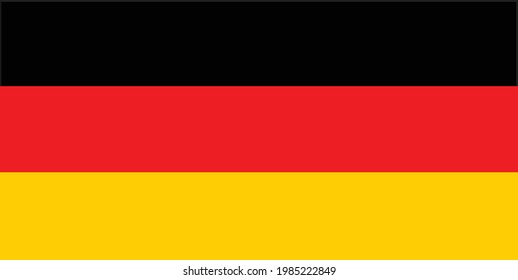 Die Flagge Deutschlands   ein wichtiger europäischer Gewerkschaftsstaat