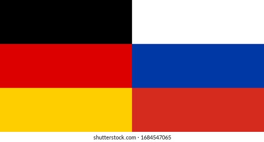 flag of germany and russia