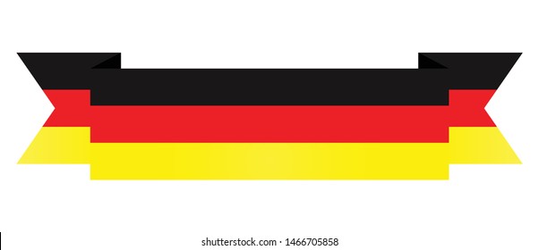 Flag of Germany. Simple vector Germany flag