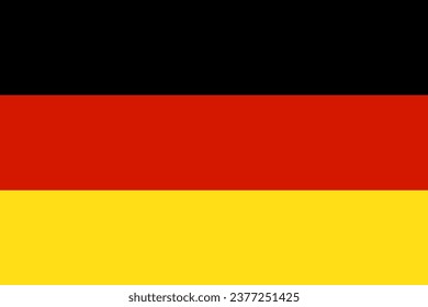 Flag of Germany, vector 10 eps.