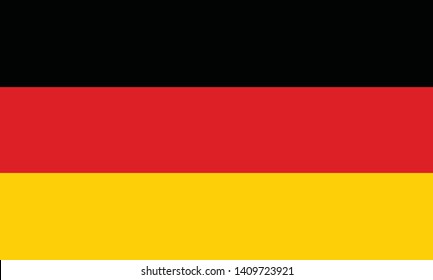 Flag of Germany vector illustration