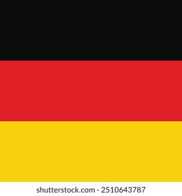 bandera de Alemania Ilustración vectorial.