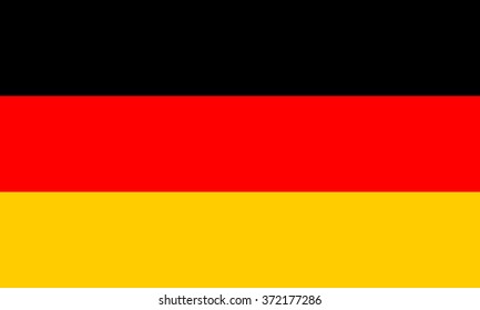 Flag of Germany, vector illustration.