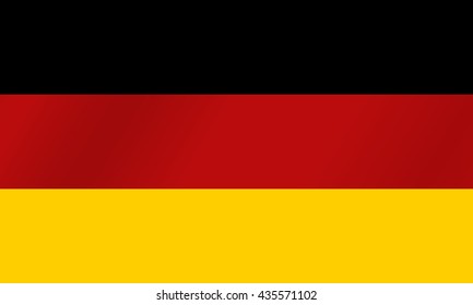 Flag of Germany. Vector illustration.