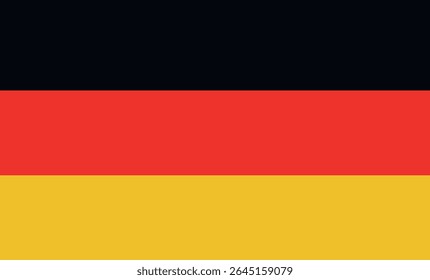 The flag of Germany. Vector illustration. Politics and business concept.