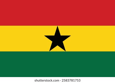 Flag of Ghana logo vector