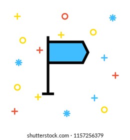  flag goal achievement 