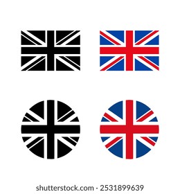 Flag of Great Britain in original proportions, vector illustration. Ideal for national, historical, or cultural projects, and designs related to the UK. Clean and accurate representation.
