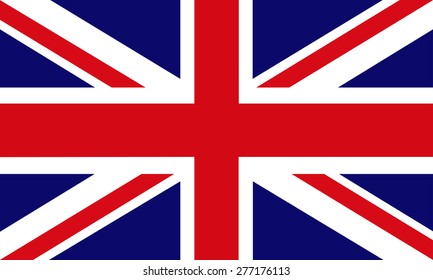 Flag Of Great Britain. Vector.