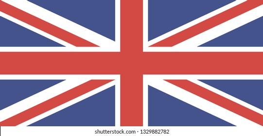 
Flag of the Great Britain. Vector background icon