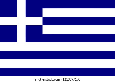 Flag of Greece vector illustration