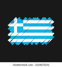 Flag of Greece vector illustration
