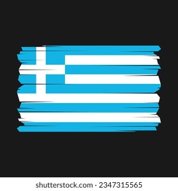 Flag of Greece vector illustration