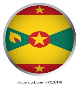 Flag of Grenada (Round icon)