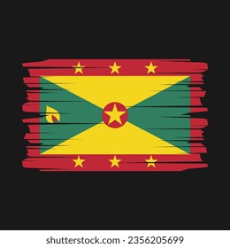 Flag of Grenada vector illustration