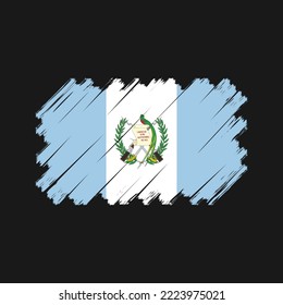 Flag of Guatemala vector illustration