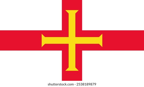 Bandeira de Guernsey, formato 16:9, Bandeira de Guernsey, imagens vetoriais