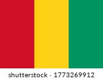 Flag of Guinea, National Republic of Guinea flag, The capital city is Conakry.