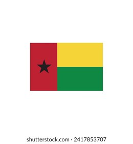 Flag of Guinea-Bissau vector symbol