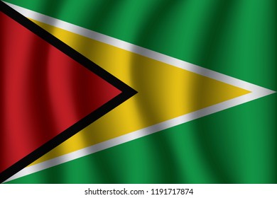 Flag of Guyana. Guyana Icon vector illustration eps10.