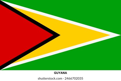 Bandera de GUYANA, bandera nacional de GUYANA