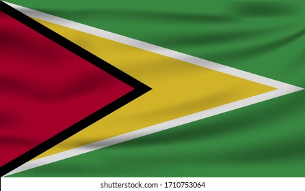 Flagge von Guyana, Eindruck der Nationalität der Weltflagge