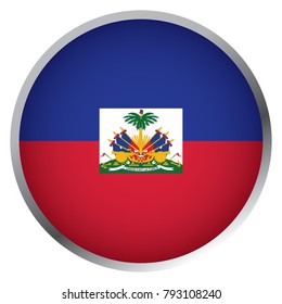 Flag of Haiti (Round icon)