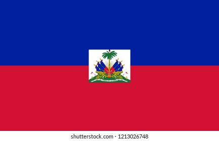 Flag of Haiti vector illustration