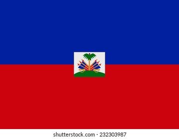 Flag of Haiti vector illustration