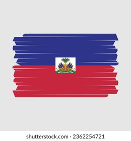 Flag of Haiti Vector Illustration