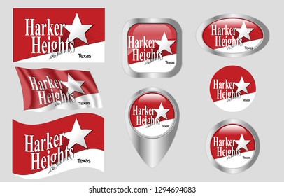 Flag of Harker Heights, Texas
