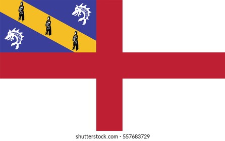 flag of herm vector icon illustration eps10