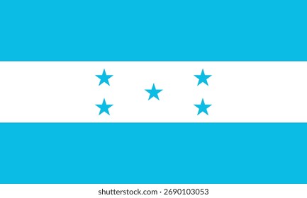Flag of Honduras Printable EPS