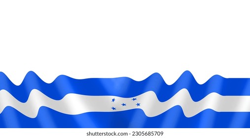 Flag of Honduras in various styles in series form 