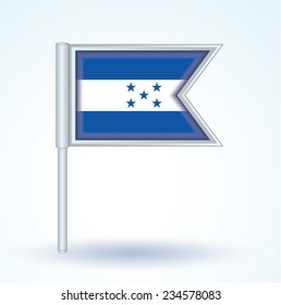 Flag of Honduras, vector illustration