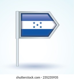Flag of Honduras, vector illustration