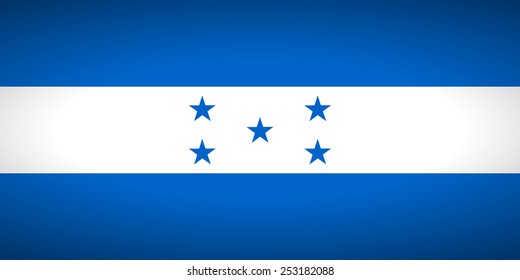 Flag of Honduras. Vector illustration.