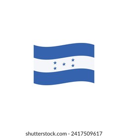 Flag of Honduras vector symbol sign