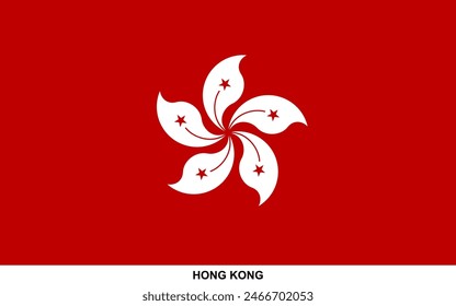 Flagge von HONGKONG, Flagge von HONGKONG