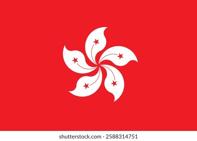 Flag of Hong Kong, 3:2 Format, Hong Kong Flag	
