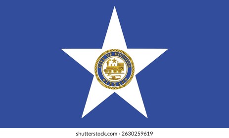 Flag of Houston, 16:9 Format, Houston Flag