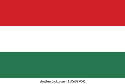Flag, Hungarian, background, illustration, high resolution, vector, color, standard