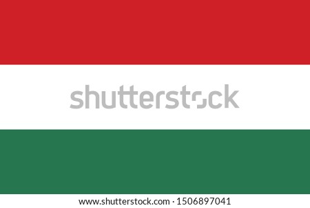 Flag, Hungarian, background, illustration, high resolution, vector, color, standard