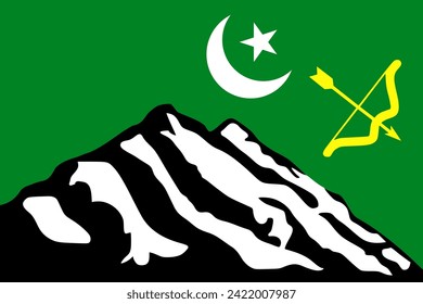 The of a Flag of Hunza