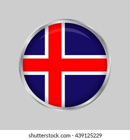 The flag of Iceland
