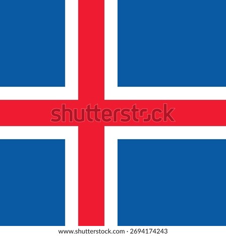 Flag of Iceland - square variant