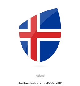 Flag of Iceland. Vector Illustration.