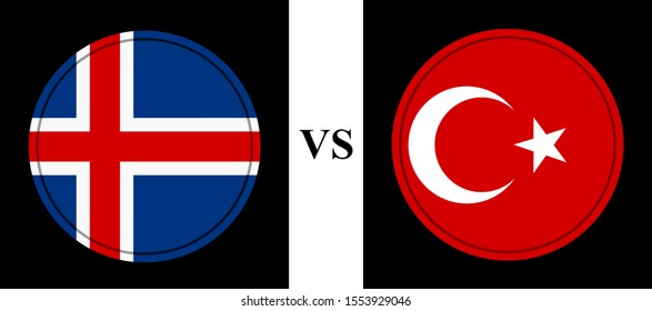 flag of iceland vs turkey